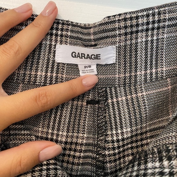 GARAGE Baggy Plaid Trousers - Picture 3 of 6